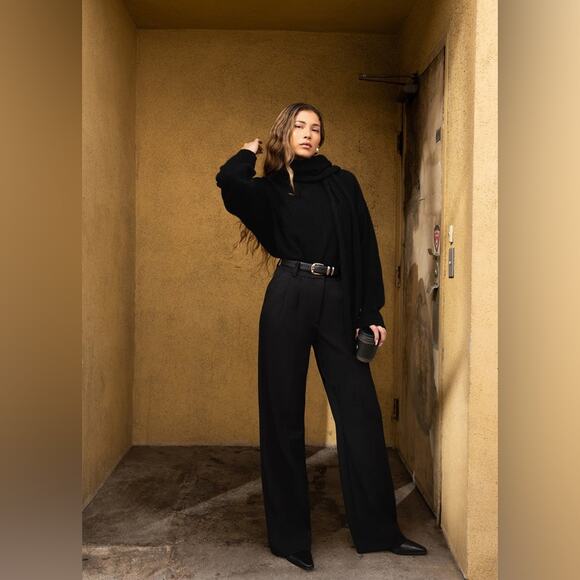 Favorite Daughter The Dream Favorite Pant Trouser 12 Black - Picture 9 of 10